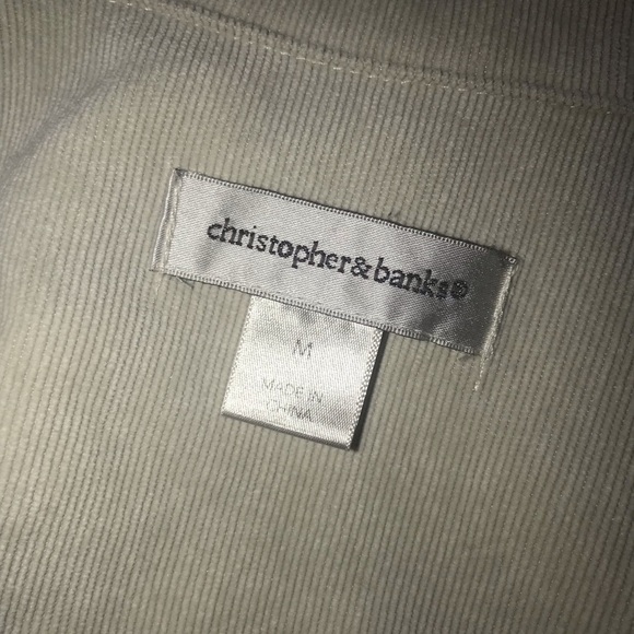 Christopher & Banks Medium beige button up jacket - Picture 5 of 8